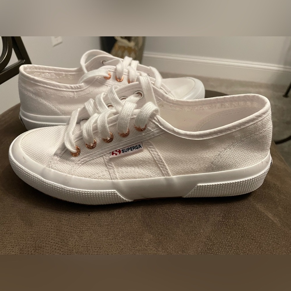Superga 2750 COTU Classic Sneaker Classic White Lace-Up Sneakers